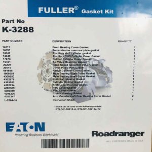 K-3822 Kit de Empaquetaduras EATON FULLER  13 y 18 RTLO/F